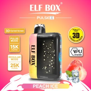Elf Box Pulse X Peach Ice 2% disposable vape