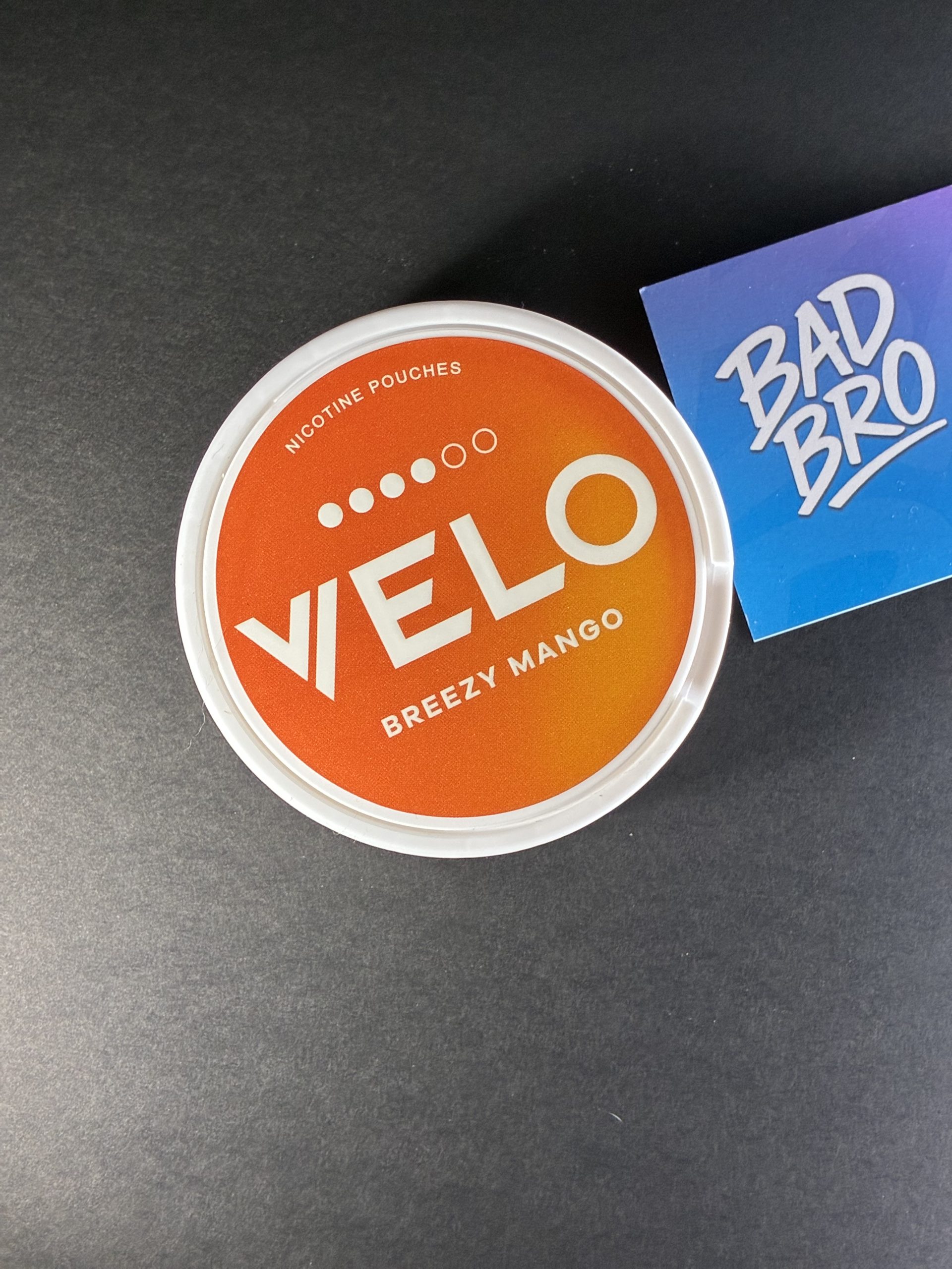 VELO Breezy Mango nicotine pouches, Canadian warehouse