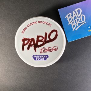 Pablo Passion Fruit nicotine pouches 50 mg – strong nicotine, shipped from Canadian warehouse