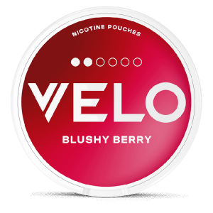 Nicotine Pouch Velo Blushy Berry can – shipped from Canada