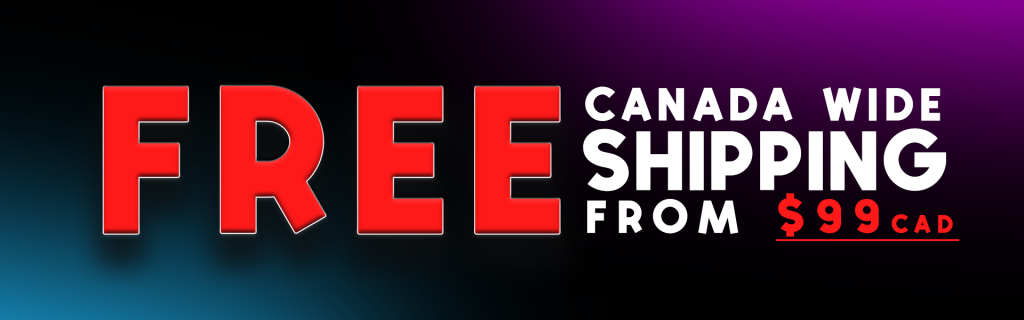 Free Canada wide shipping from 99 CAD