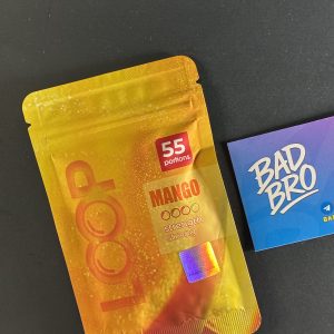 Loop Mango Nicotine Cotton Strips 11 mg – 50 pcs, new premium nicotine strips with mango flavor available in Canada