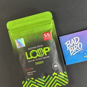 Loop Energy Nicotine Cotton Strips 11 mg, new premium nicotine strips with energy flavor available in Canada