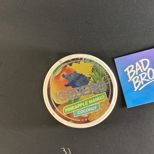 Iceberg Pineapple Mango Coconut 75 mg – flavorful nicotine pouches with pineapple, mango, and coconut, available in Canada