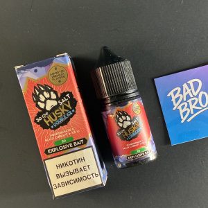 Husky Double Ice Explosive Bite 2% nicotine e-liquid bottle in Canada – icy mint flavor