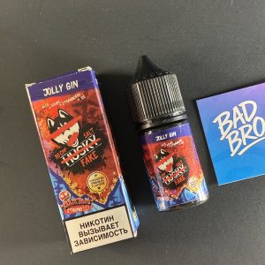 Husky Jolly Gin 2% nicotine e-liquid in Canada – aloe, grape, strawberry, icy flavor, 30 ml bottle