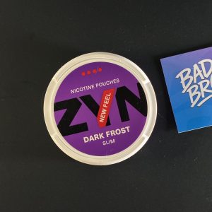 ZYN Dark Frost 11 mg nicotine pouches tin in Canada – icy mint flavor
