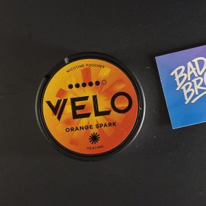 Velo Orange Spark nicotine pouch can – shipped from Canada