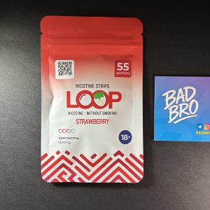Loop Strawberry 12 mg nicotine cotton strips strawberry flavor Canada