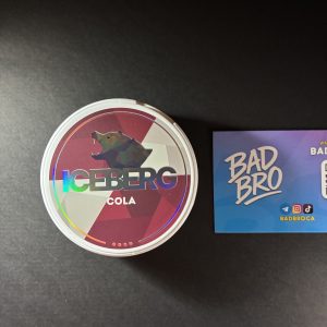 ICEBERG Cola nicotine pouches 100 mg – ultra strong cola flavor, smokeless, shipped from Canada