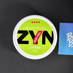 ZYN Citrus 11mg slim nicotine pouches front zesty citrus flavor Canada