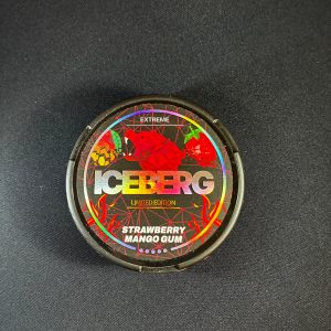 ICEBERG Limited 150 mg Strawberry Mango nicotine pouches tin Canada