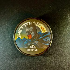 ICEBURN CHETTO 150 mg Batman Blueberry Mint nicotine pouches metal tin Canada