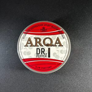 ARQA Dr Pepper 70 mg nicotine pouches tin Canada